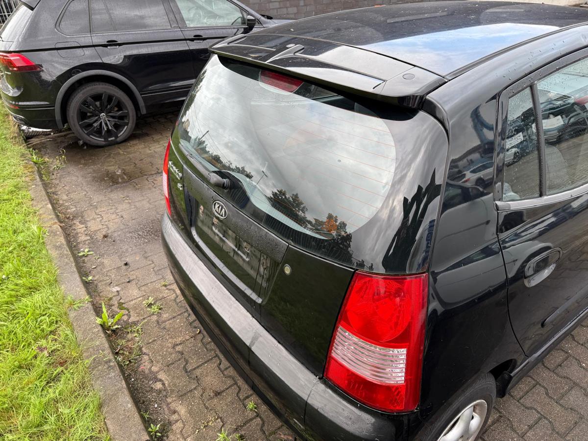 Kia Picanto BA original Heckklappe mit Scheibe Z1 Galaxy Black Rohbau BJ04